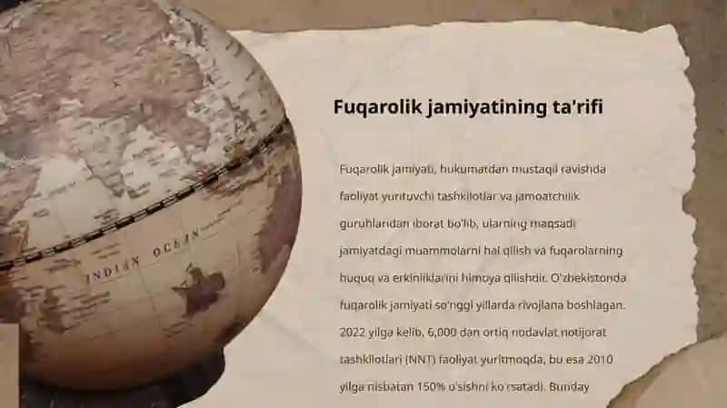 O'ZBEKISTONDA FUQAROLIK JAMIYATINING RIVOJLANISH ISTIQBOLLARI 4