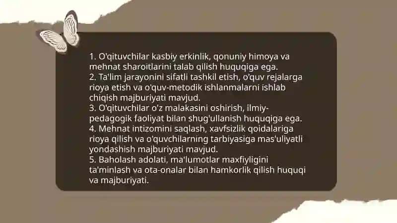 Pedagogik faoliyatning kasbiy huquqiy asoslari 4