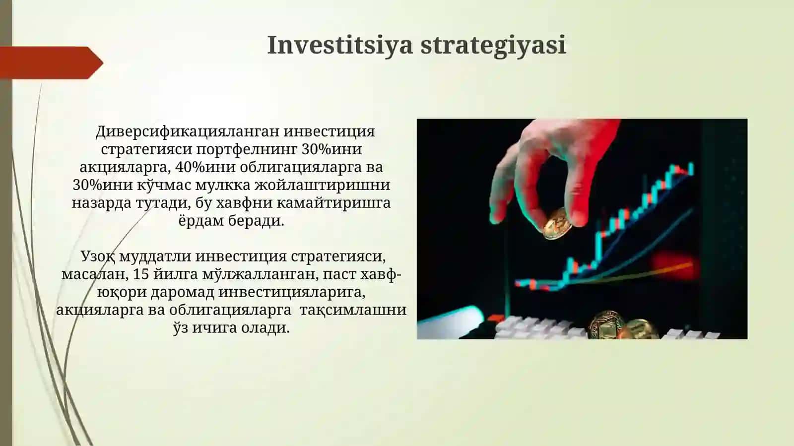 Investitsiyalar va investitsiya tahlili 4