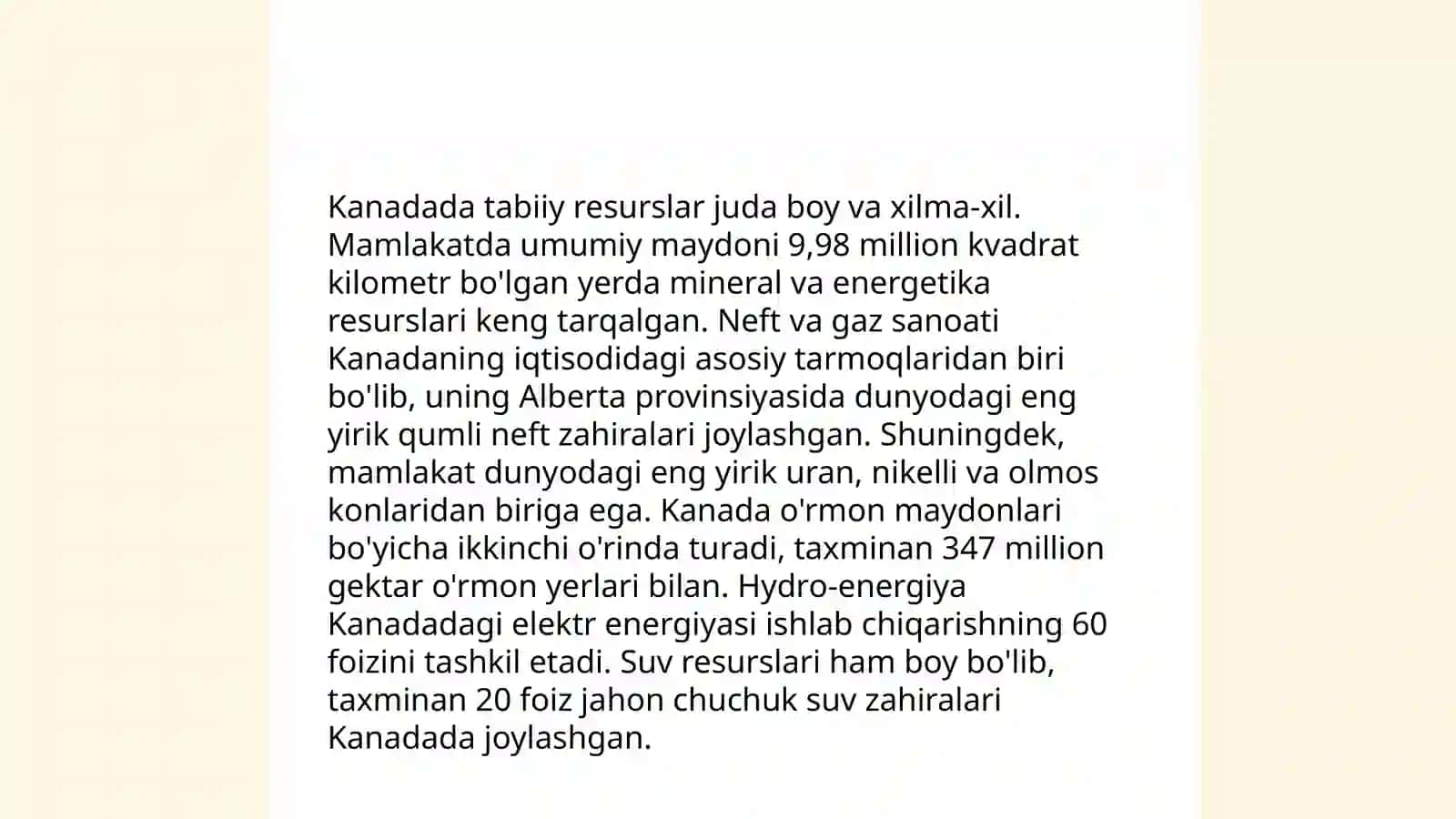 Kanadaning ijtimoiy-iqtisodiy geografiyasi 4