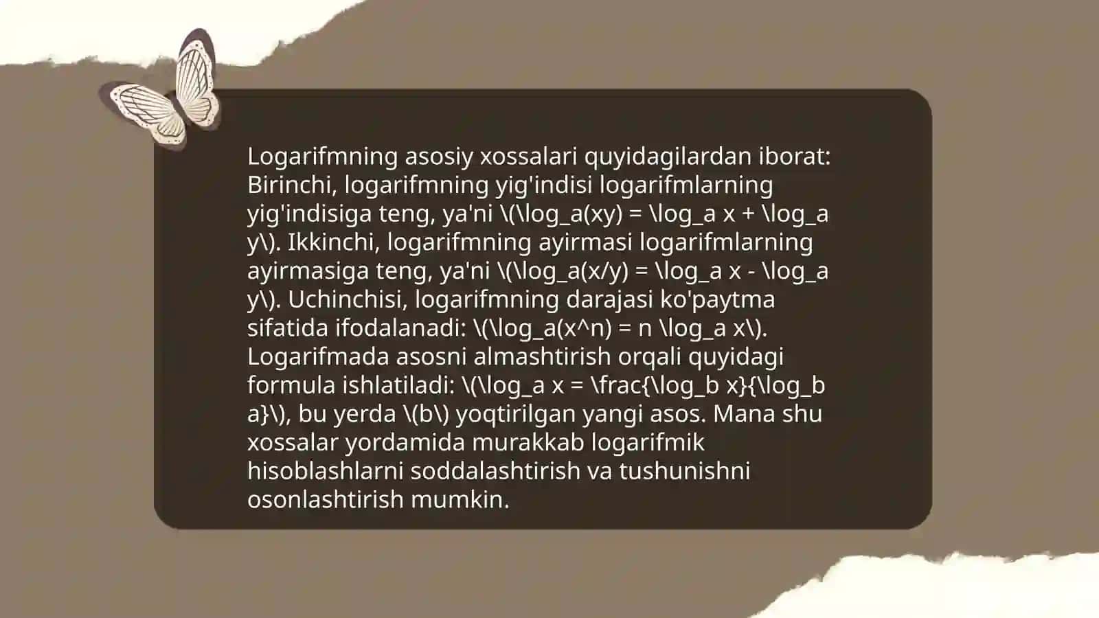 Logarifm 4