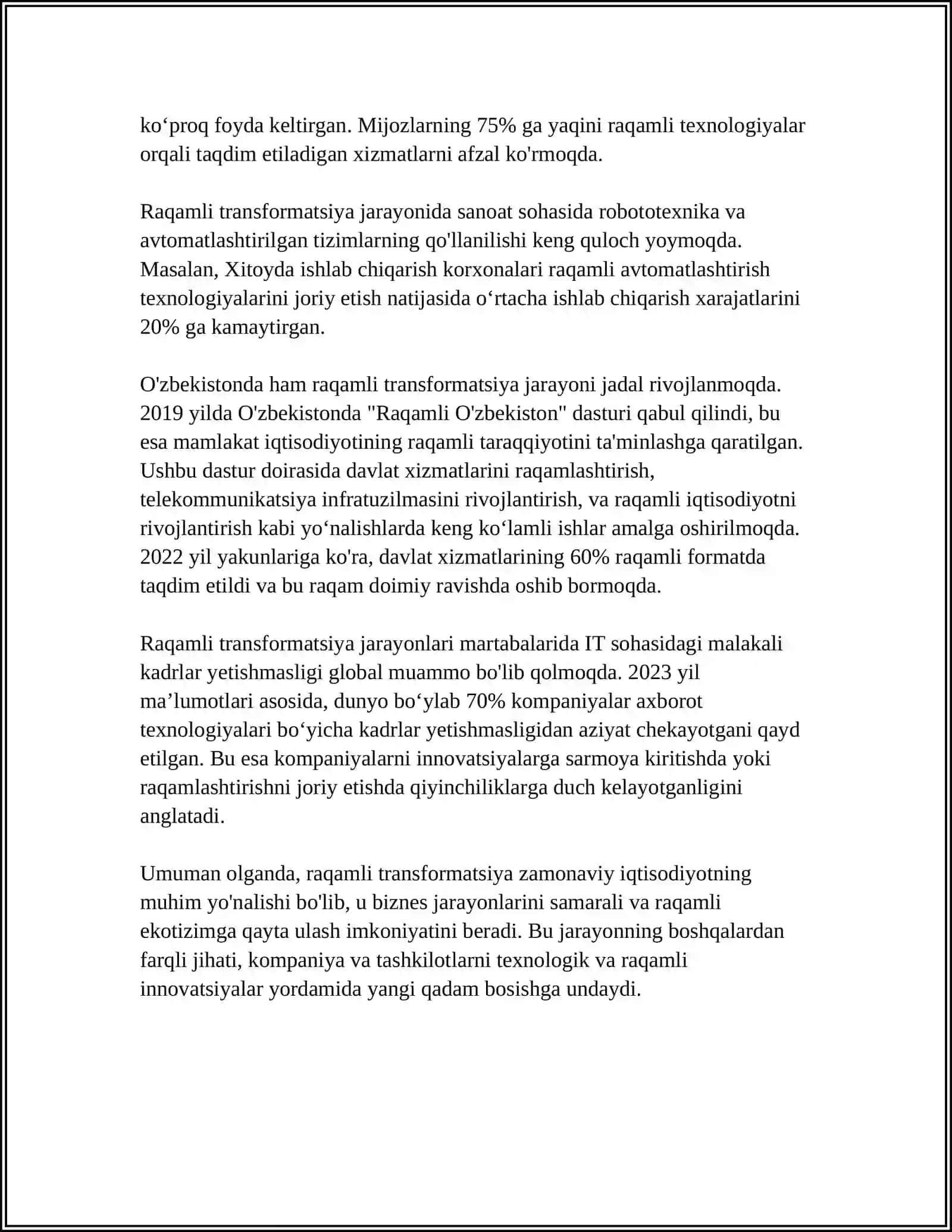 INNOVATSION IQTISODIYOTNI RIVOJLANTIRISHDA XORIJ TAJRIBASI 4