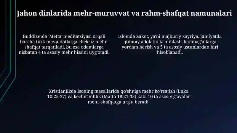Insonparvarlik mohiyati va asosiy tamoyillari 4