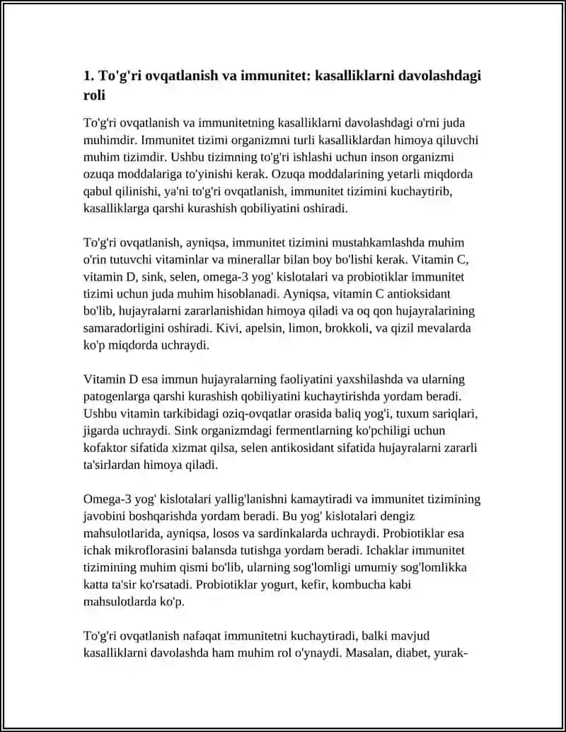 KASALLIKNI DAVOLASHDA TÒĢRI OVQATLANISHNING ÒRNI.INSON RUHIYATINING KASALLIKLARINI DAVOLASHGA TA'SIRI 4