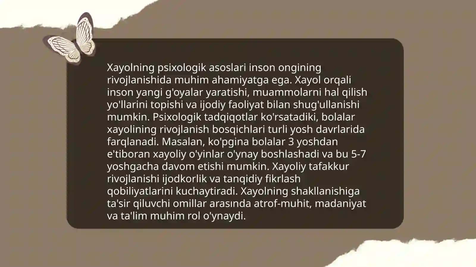 Xayol jarayonlari va xayol turlari 4