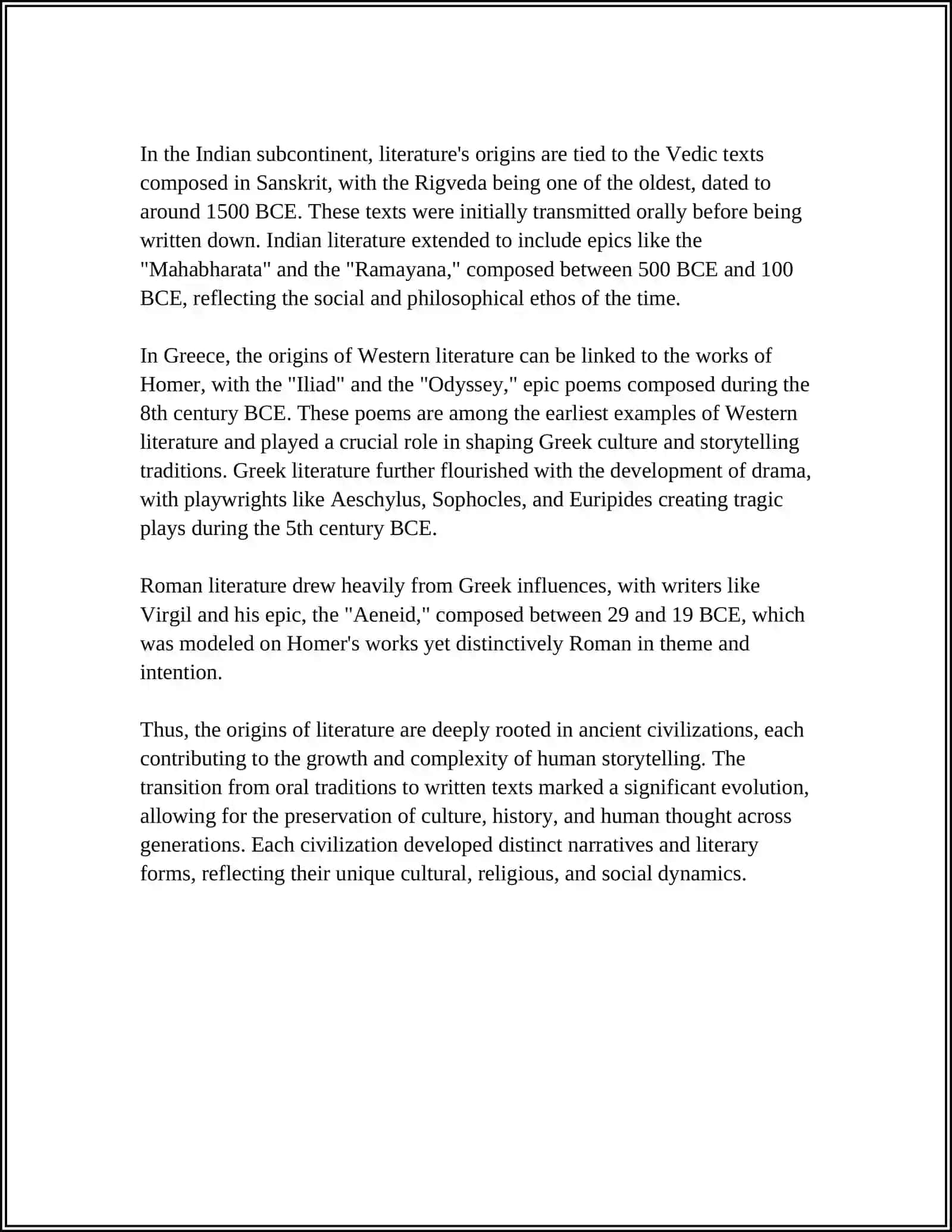 LITERARY HISTORY 4