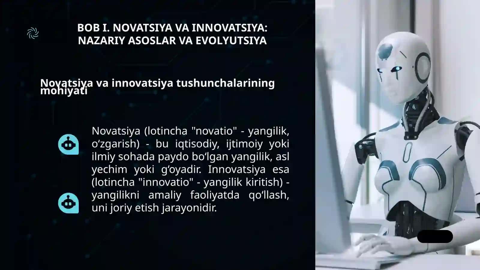 Novatsiya va innovatsiyalar 4