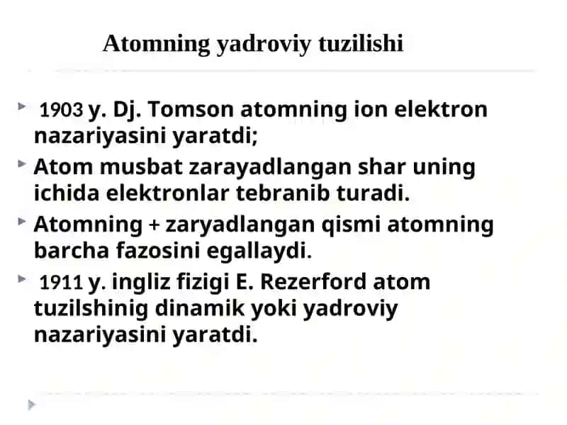 Atom tuzilishi 4