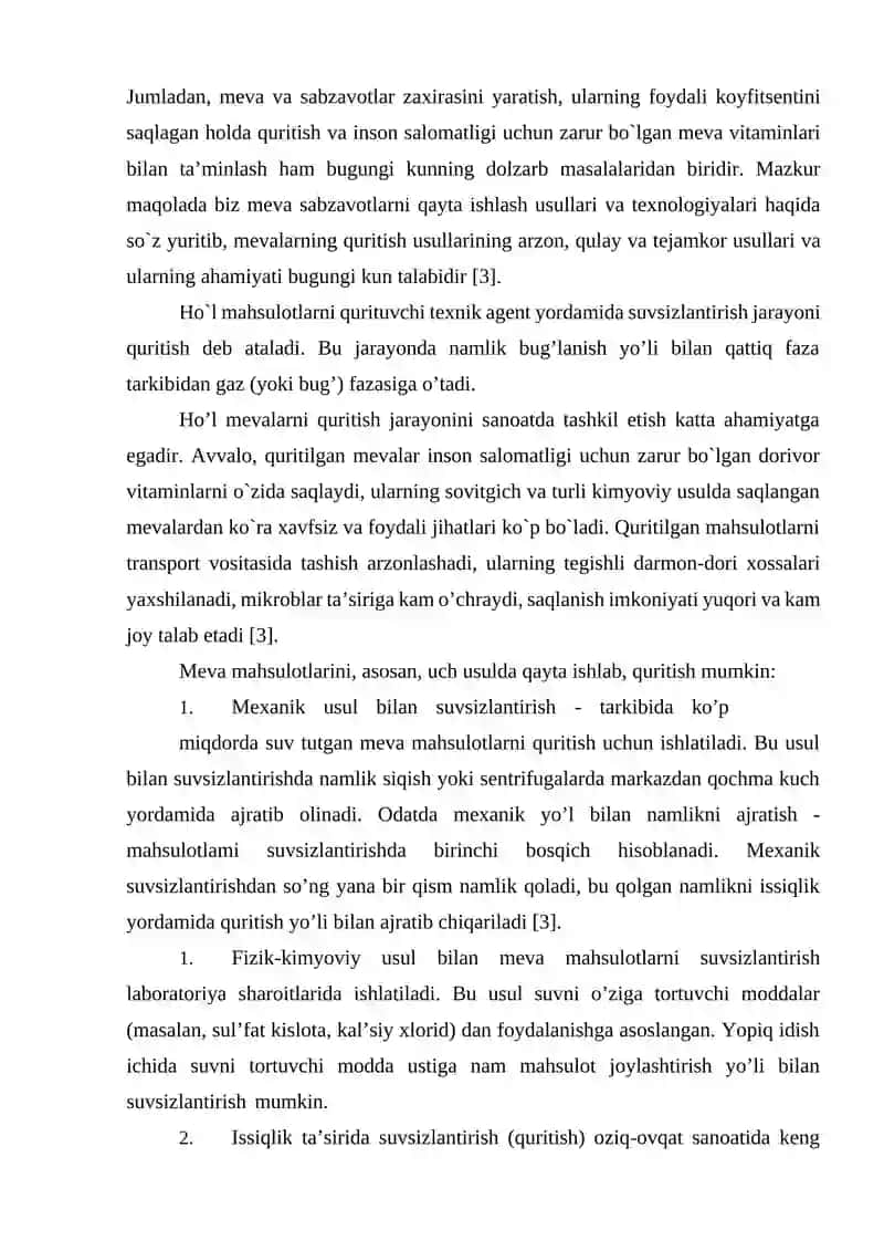 Meva va sabzavot mahsulotlarini kesuvchi jihozlar turlari va ularning ishlash prinsi 4