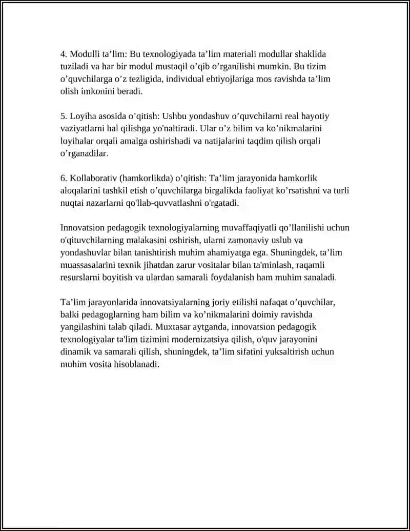 TA’LIMDA INNOVATSION JARAYONLAR 4