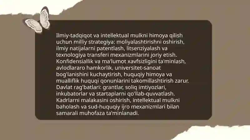 Innovatsion iqtisodiyotga oʻtish sharoitida xavfsizlikni taʼminlash shartlari 4