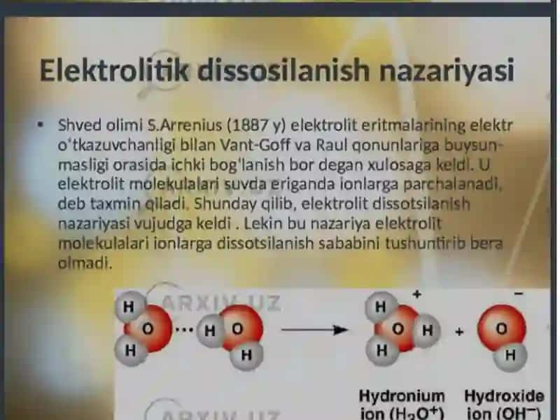 Organizmning biologik suyuqliklari va elektrolitik eritmalar sifatida 4