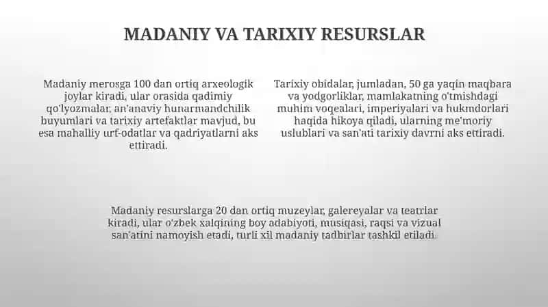 Turistik resurslarning turlari 4