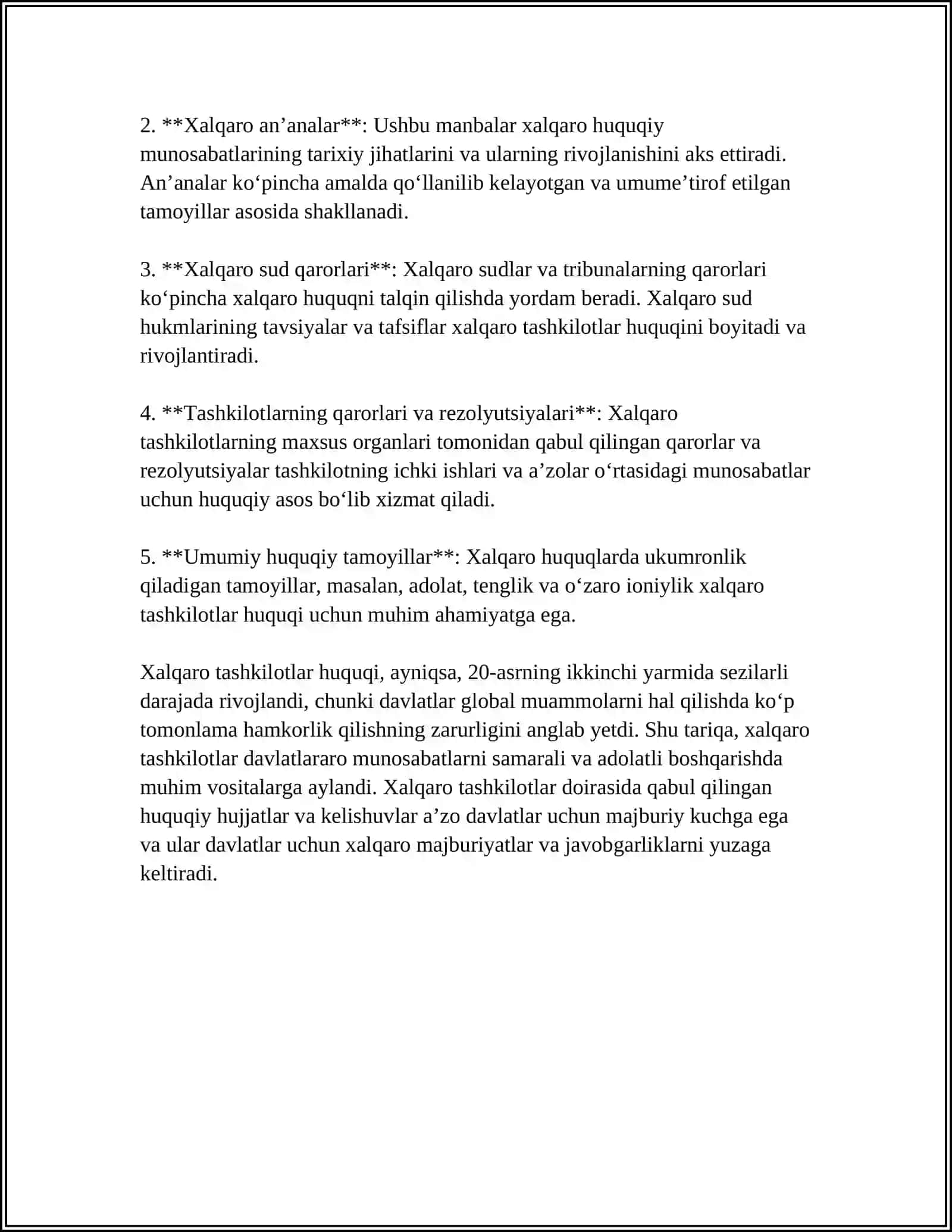 Xalqaro Tashkilotlar Huquqi 4