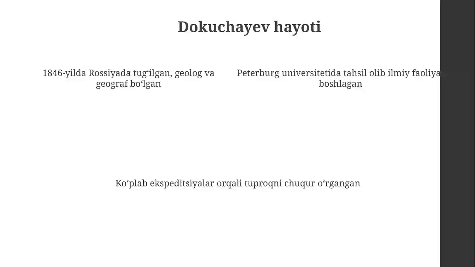 Tuproqshunoslikda dokchuyaevni hissasi 4