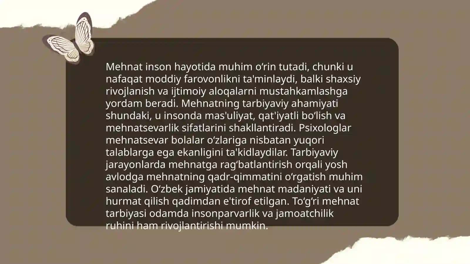 O'QUVCHILARNI MEHNATGA O'RGATISH VA KASBGA YO'NALTIRISH 4