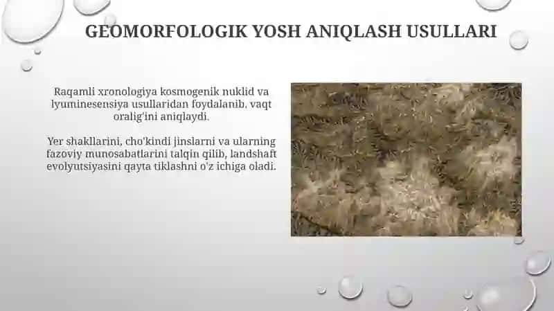 Geomorfologik Yosh Aniqlash Usullari 4