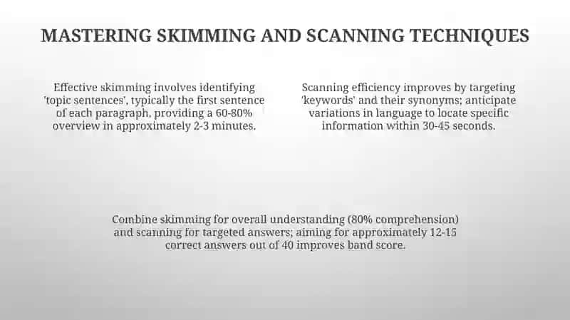 Mastering Skimming and Scanning for IELTS Reading 4