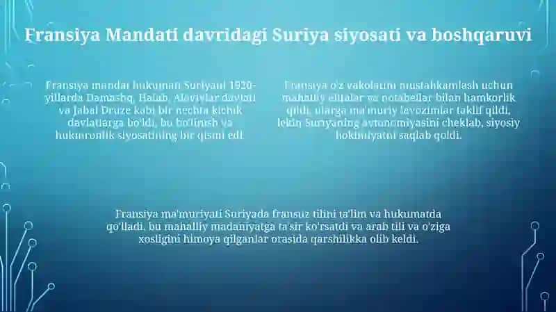 1918-1939 yillarda Suriya 4