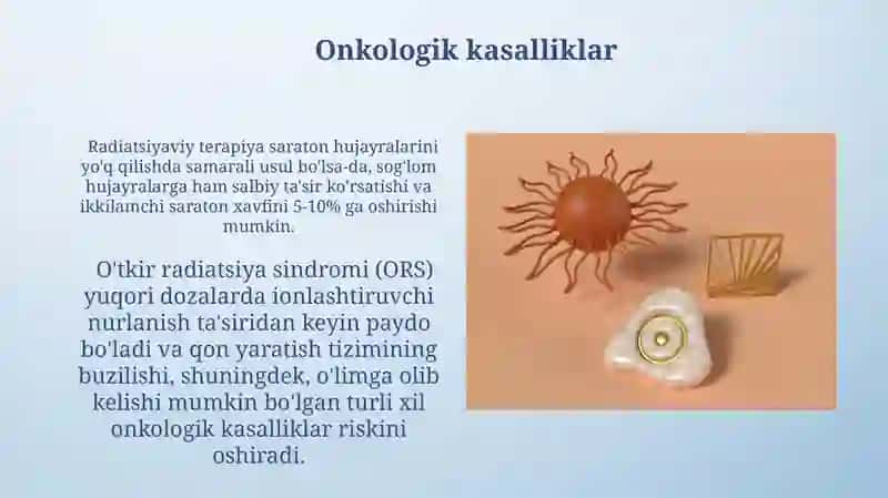 To'qimalarning nurlanishi 4