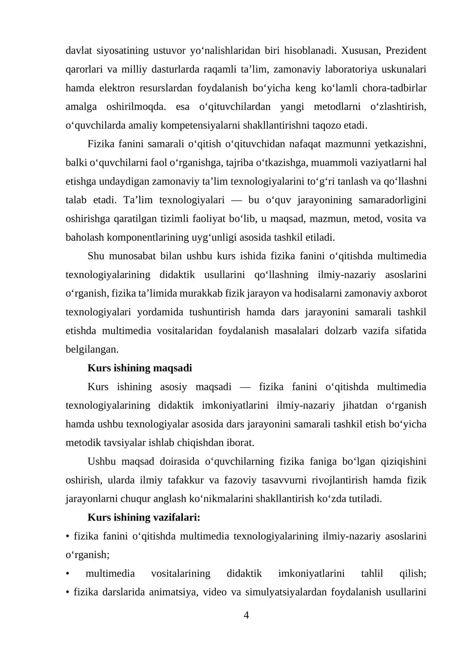 Fizika fanini o‘qitishda multimedia texnalogiyalarining didaktik usuli 4