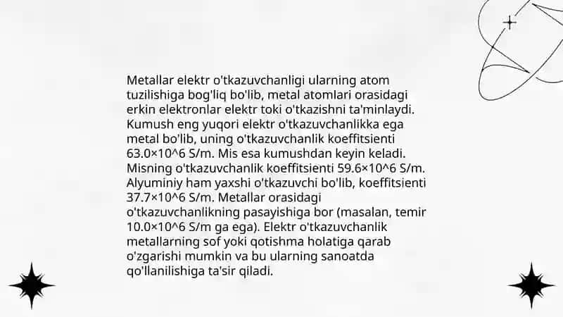 Metallarning Umumiy Xossilari va Galvanet Elementlar 4