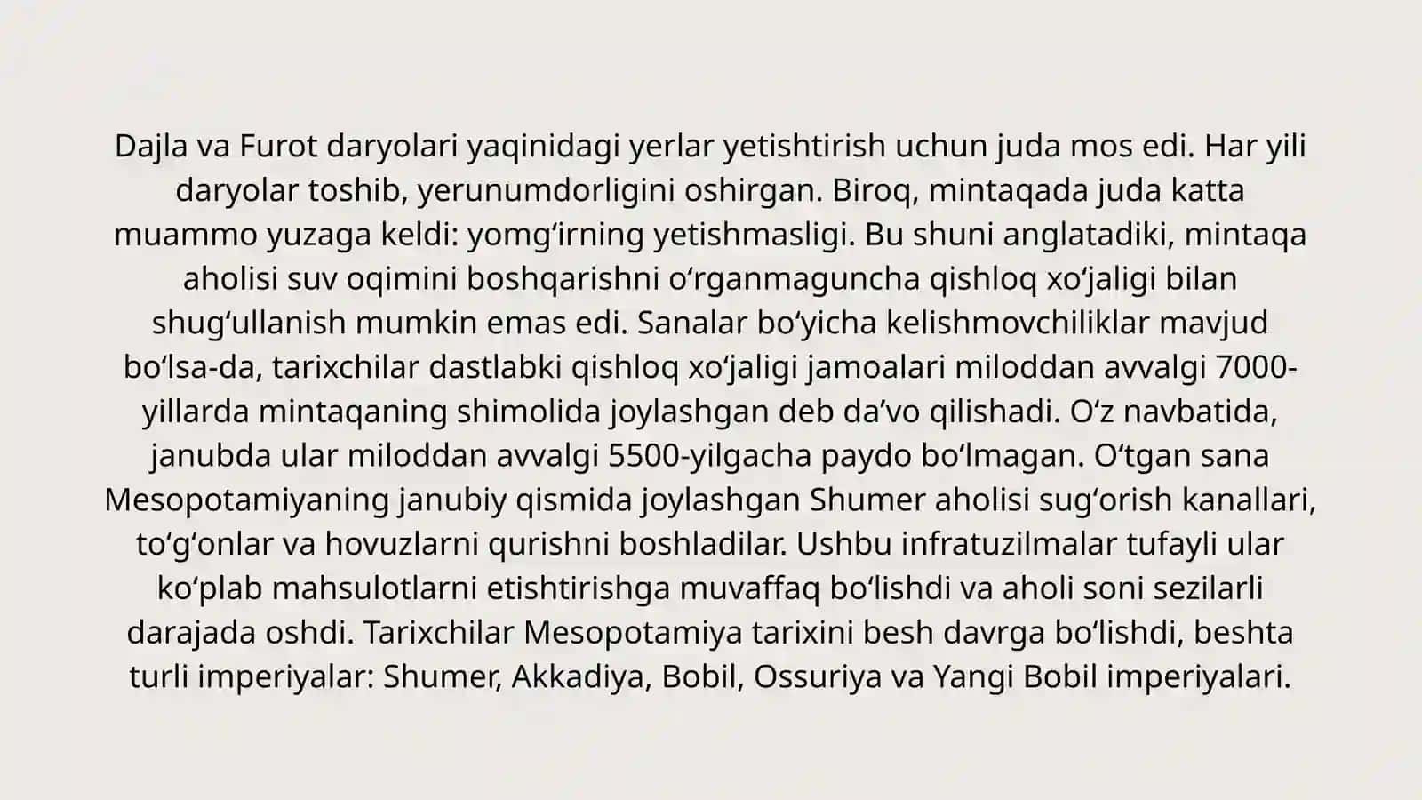 Qadimgi Mesopotamiya 4