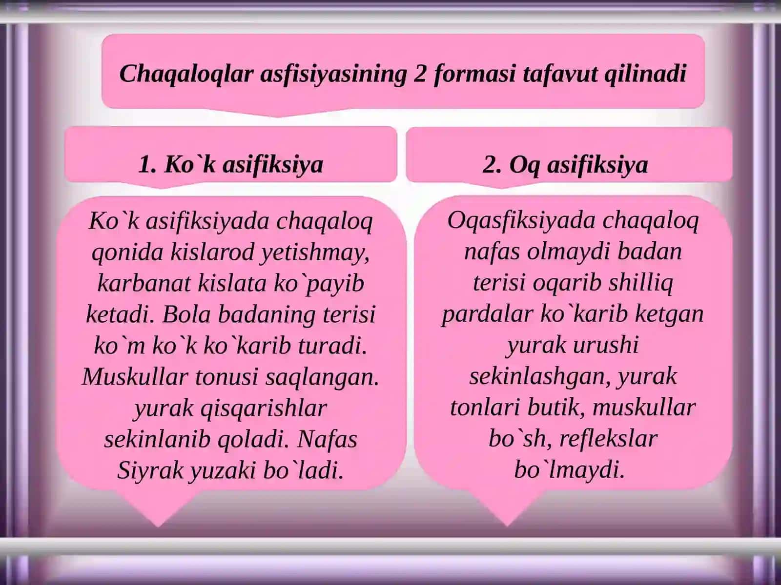 Chaqaloqlar kasalliklari va ularni parvarish qilish 4