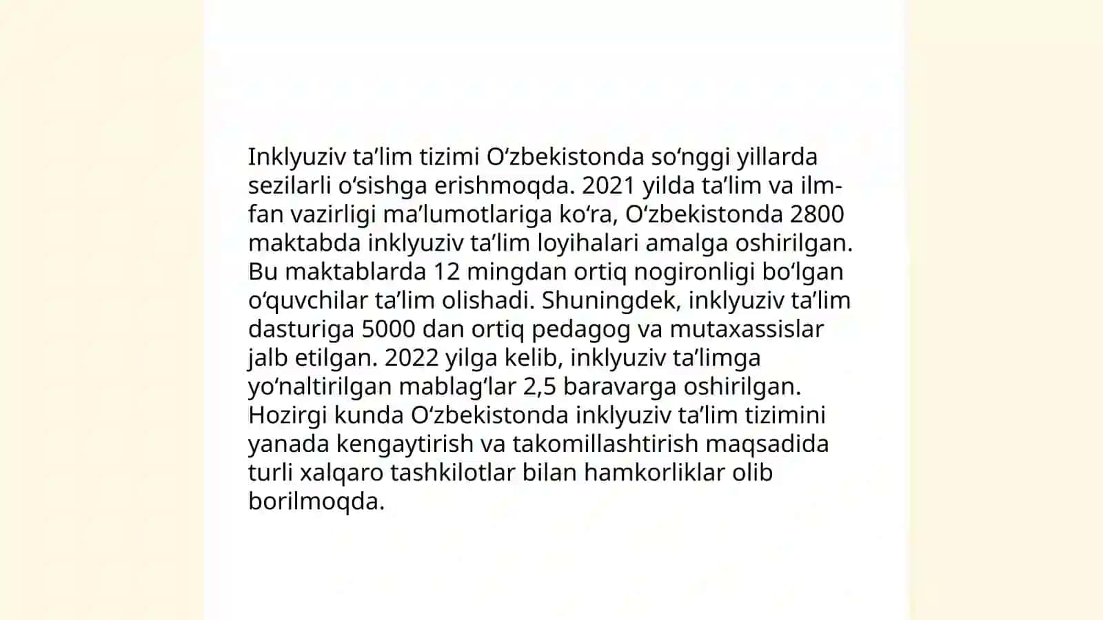 Mujassam nuqsonli bolalarning ishtimoiy moslashuvi boʻyicha xorijiy mamlakatlar tajribasi 4