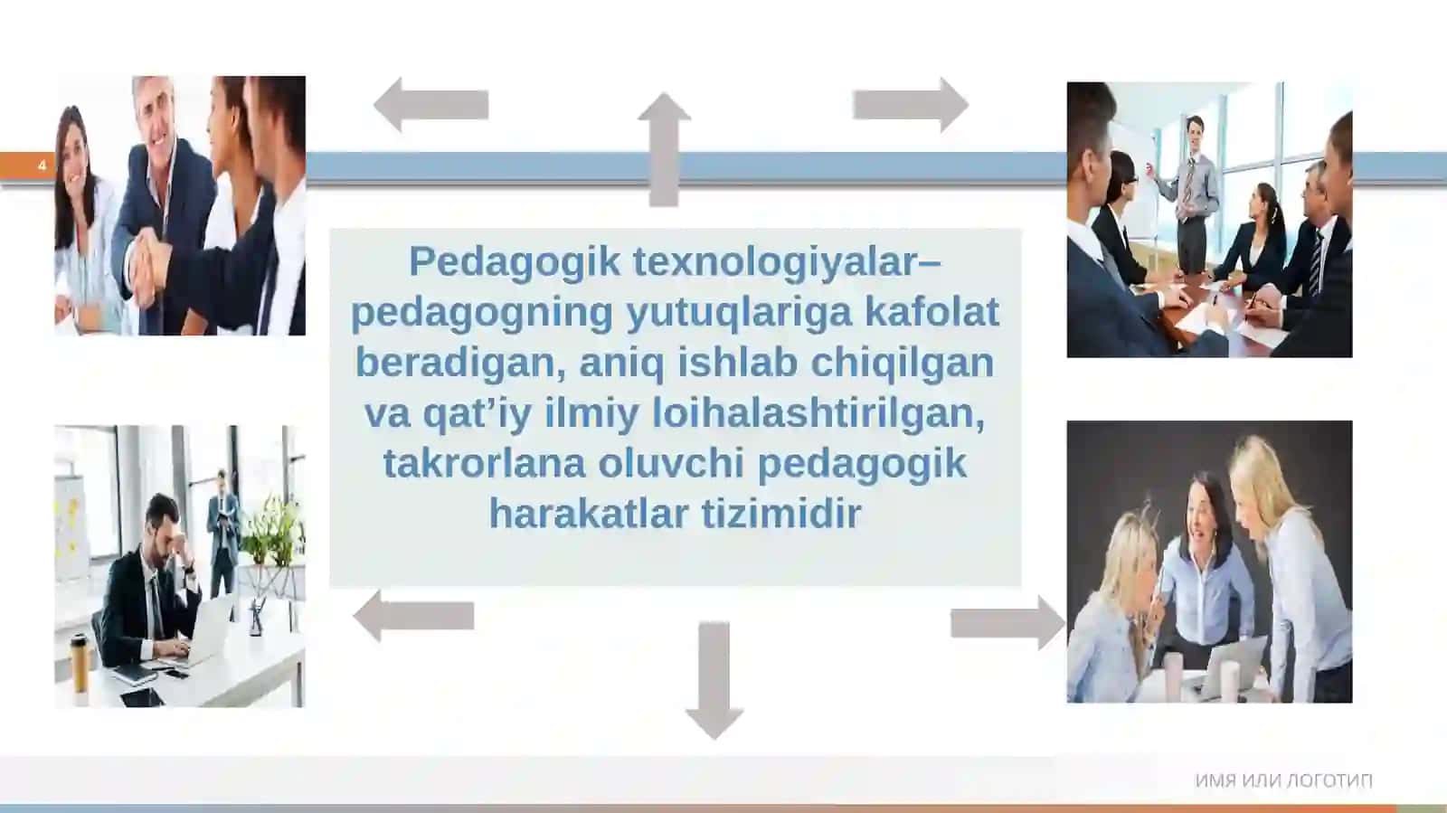 Zamonaviy pedagogik texnologiya haqida tushuncha 4