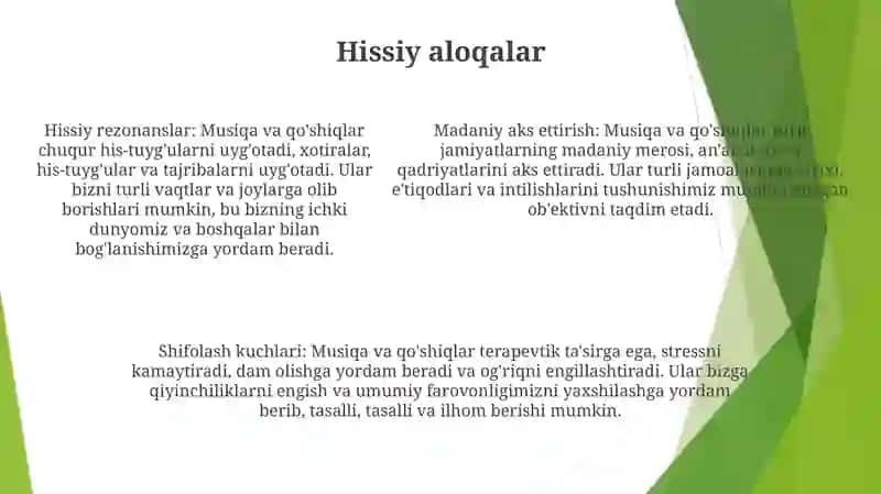 Mening Hayotimda Musiqa Va Qo'Shiq 4