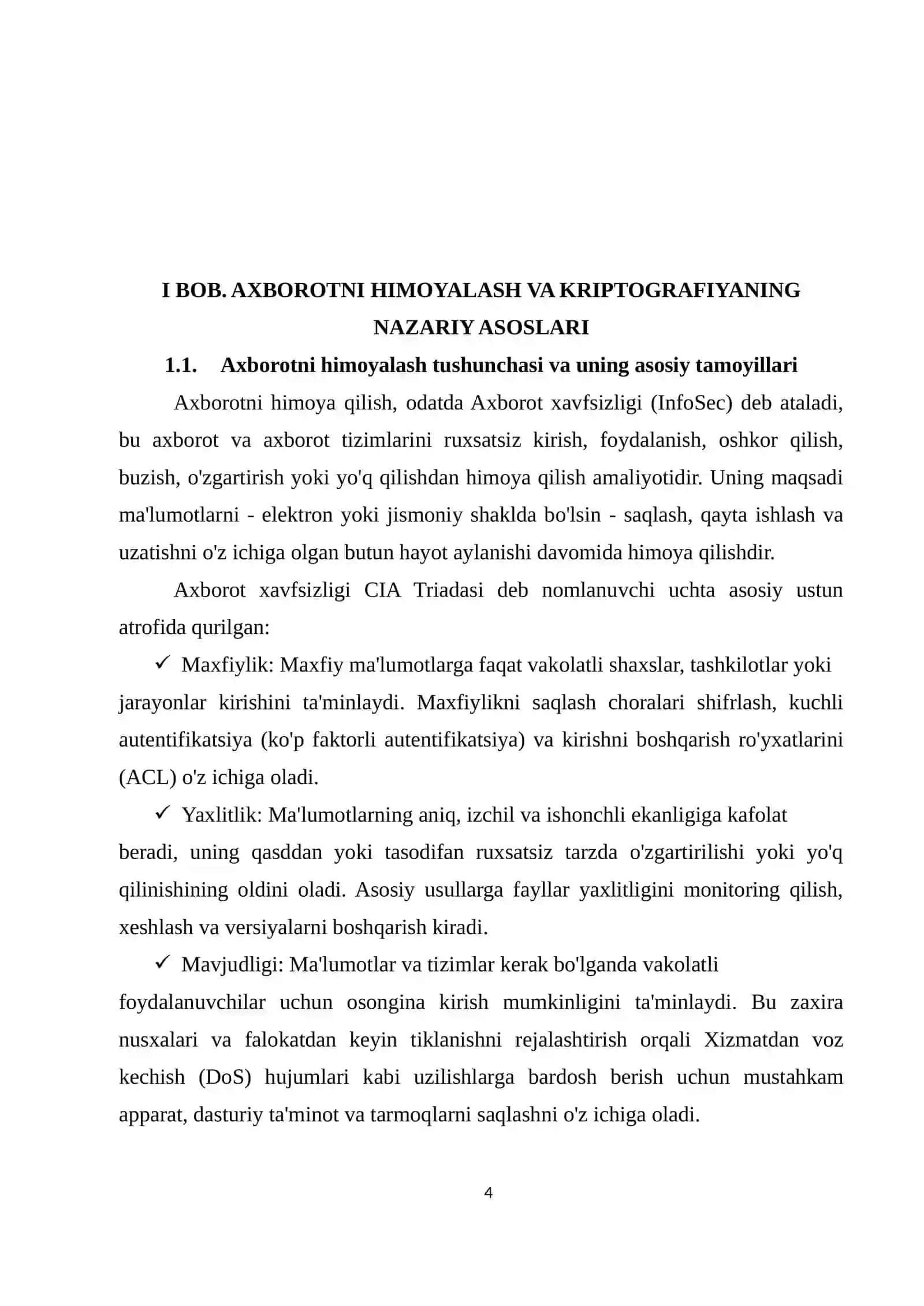 Axborotni himoyalashda kriptografik usullardan foydalanish 4