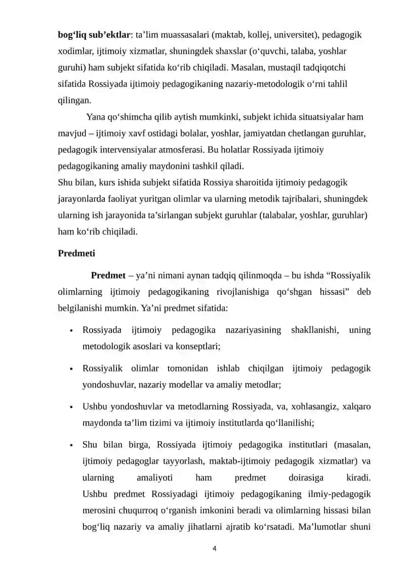 Ijtimoiy pedagogikaning rivojlanishiga hissa qoʻshgan Rossiyalik olimlar 4