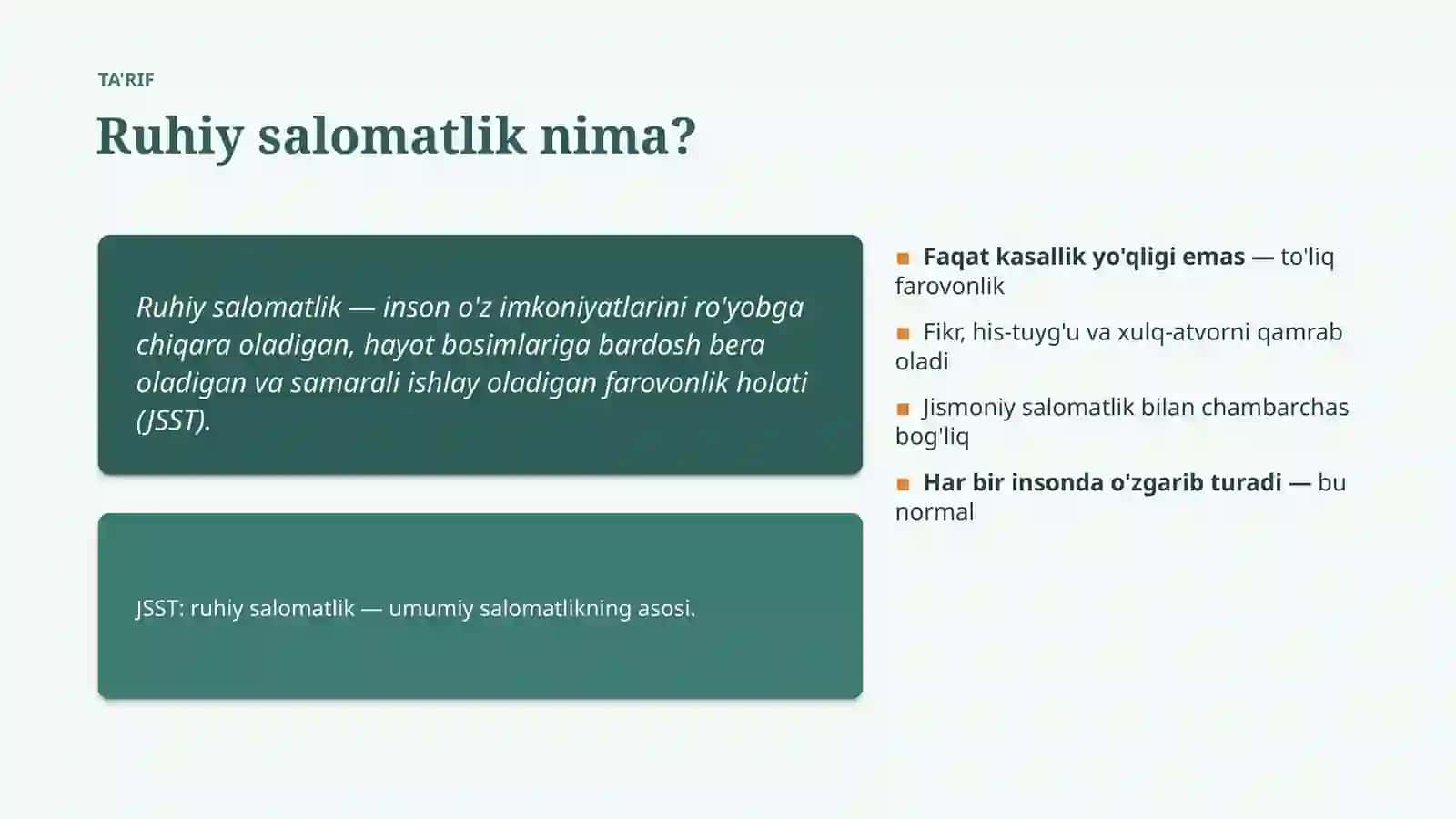 Ruhiy salomatlik 4
