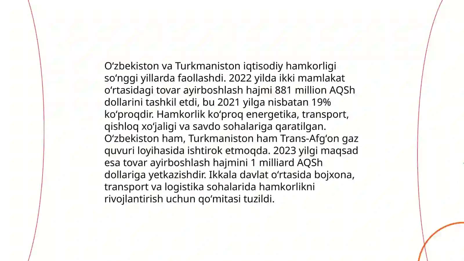 Oʻzbekiston va Turkmaniston oʻrtasidagi diplomatik munosabatlarning tarixi 4