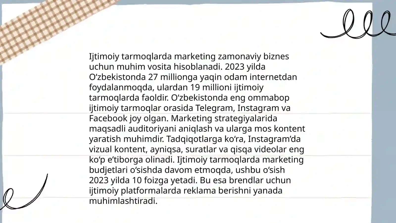 Turistik korxonalarda marketingni rivojlantirish usullari 4