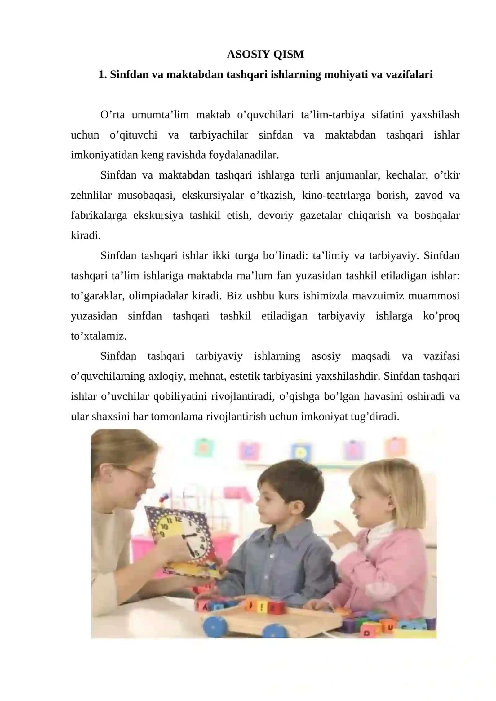 Sinfdan va maktabdan tashqari tarbiyaviy ishlarni tashkil etish 4