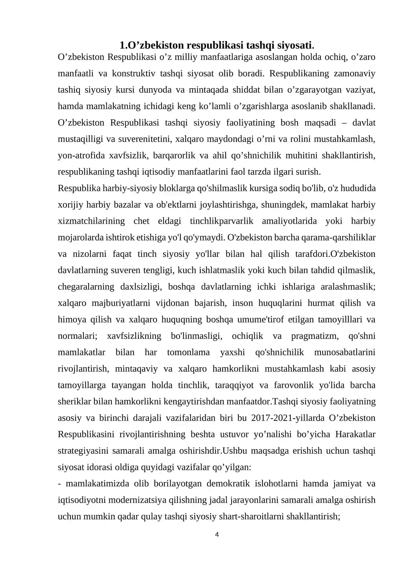 Tashqi iqtisodiy faoliyat tovar nomenklaturasi va uning ahamiyati 4