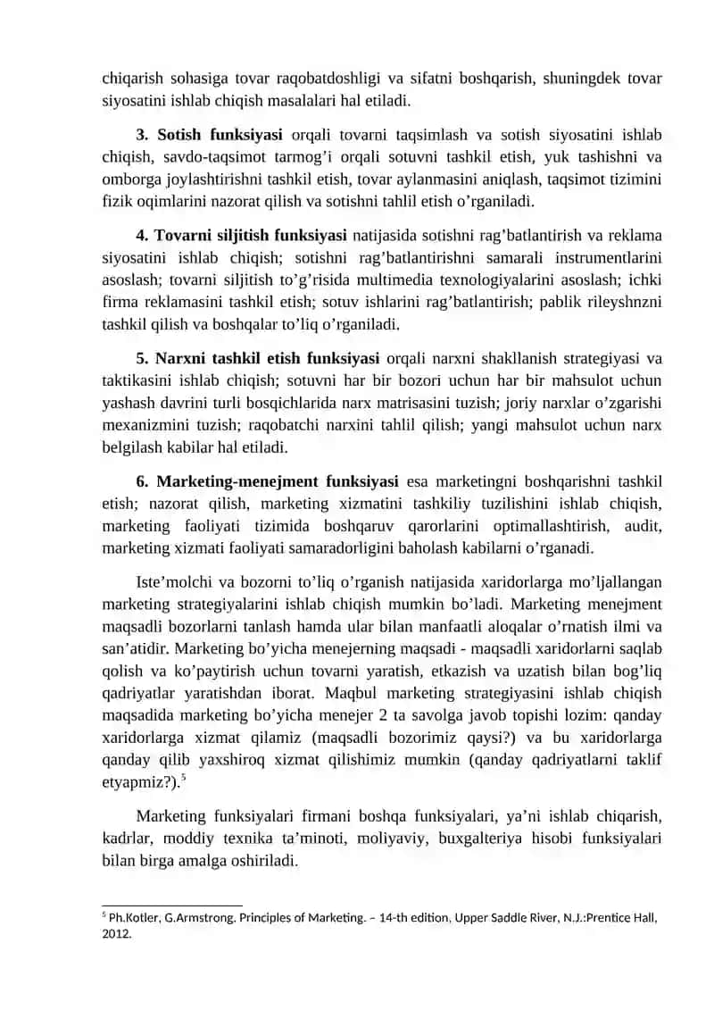 SANOAT KORXONALARINING MARKETING FAOLYATI 4