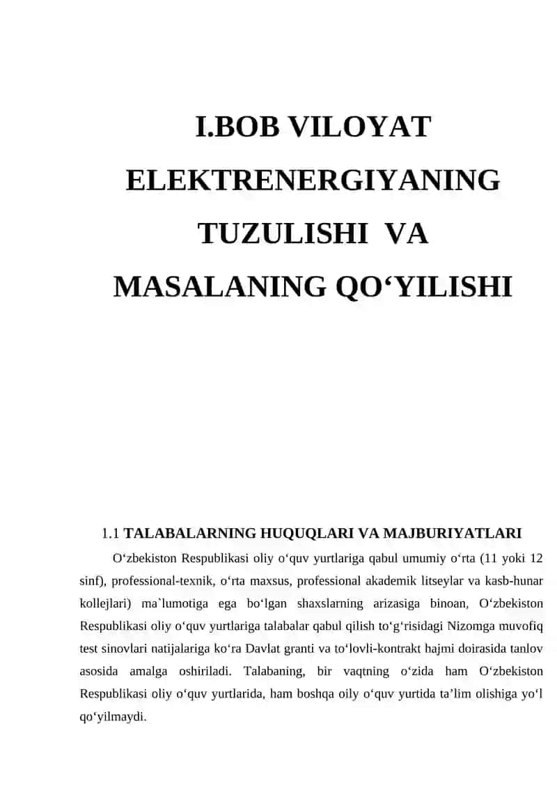 "unversitet uchun ma’lumotlar bazasini va avtomatlashgan Tizimni ishlab chiqish” 4