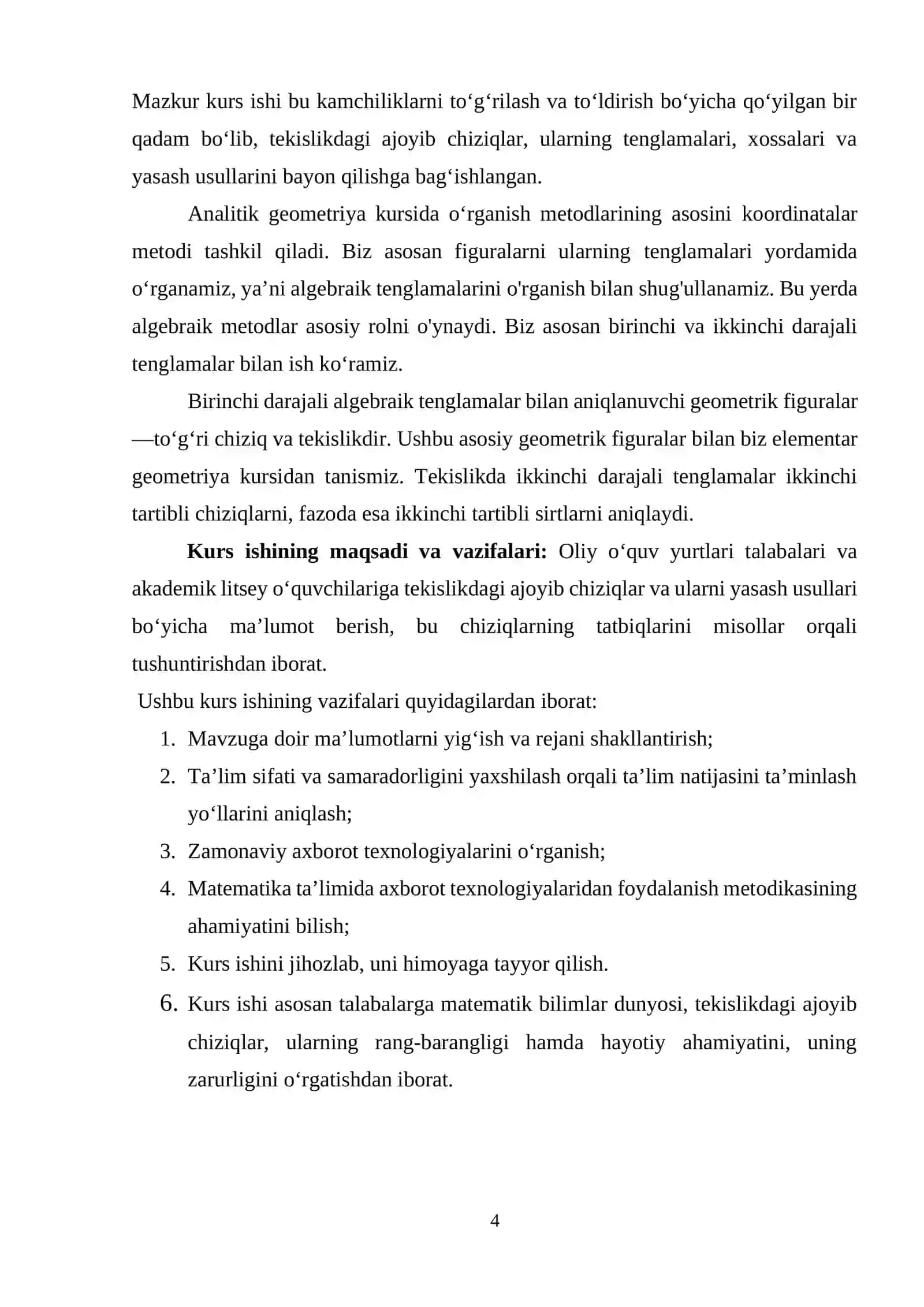 Tekislikdagi ajoyib chiziqlar 4