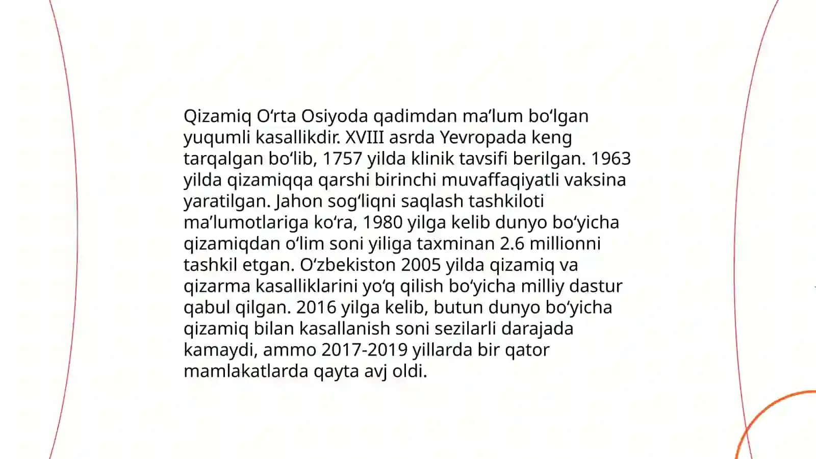 Qizamiq kasalligi haqida 4