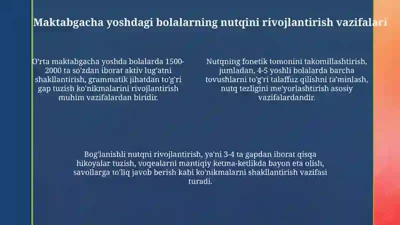 Maktabgacha taʼlim nazariyasi 4