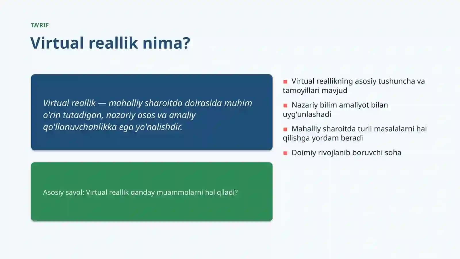 Virtual reallik 4