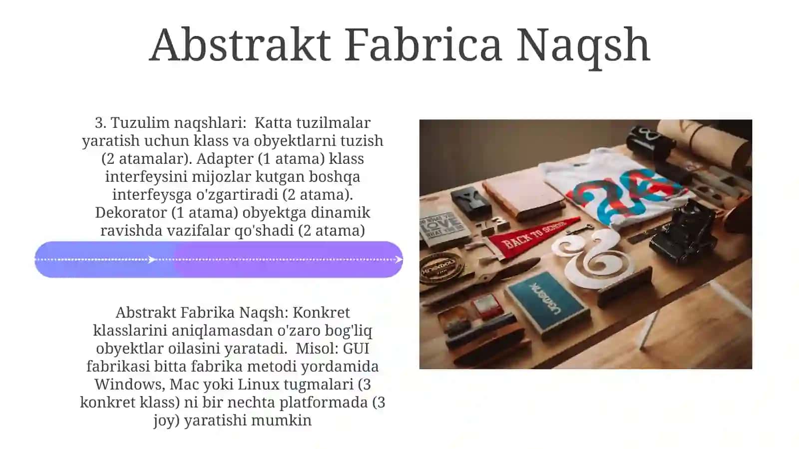 Arxitekturaviy va strukturaviy dizayn patternlari 4