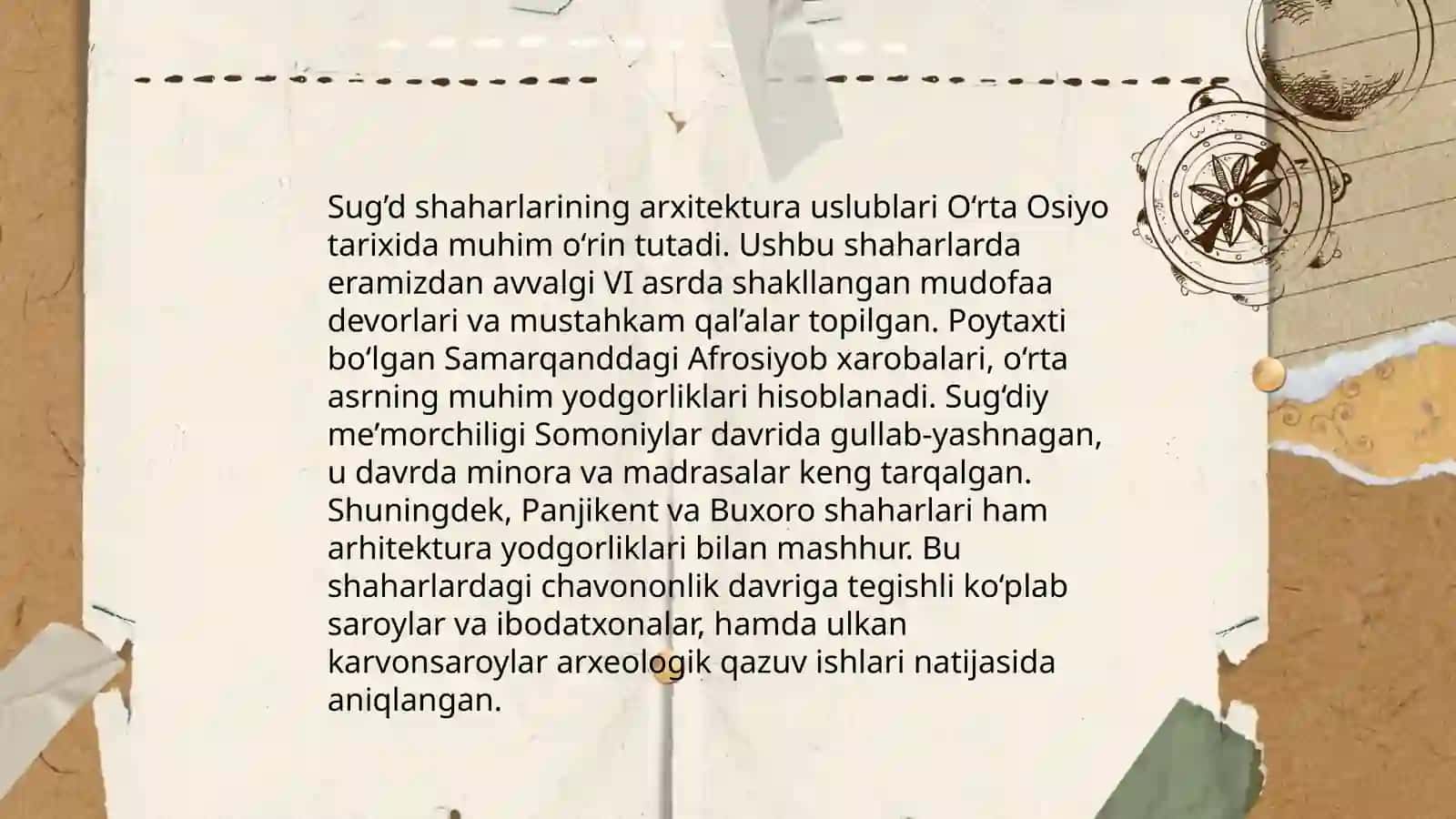 Ilk o’rta asrlarda Sug’d shaharlari shaharsozligi 4