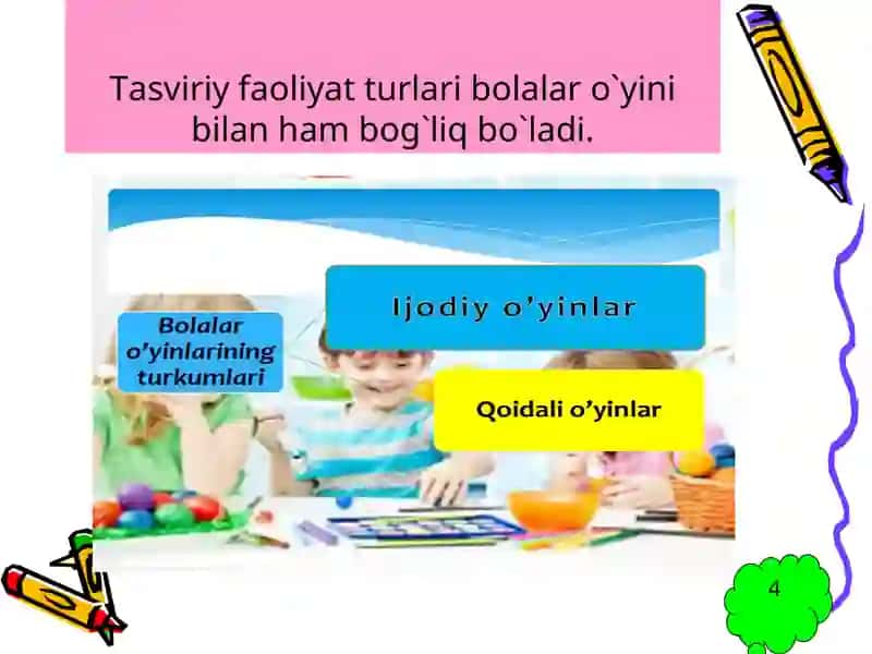 Bolalarni maktab ta’limiga tayyorlashda ijodkorligini rivojlantirish 4