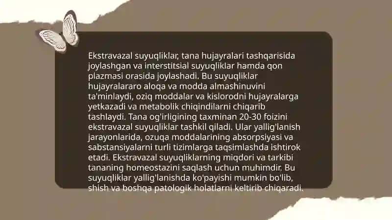 ORGANIZMNING EKSTRAVAZAL SUYUQLIKLARI. QON PIGMENTLARI. 4