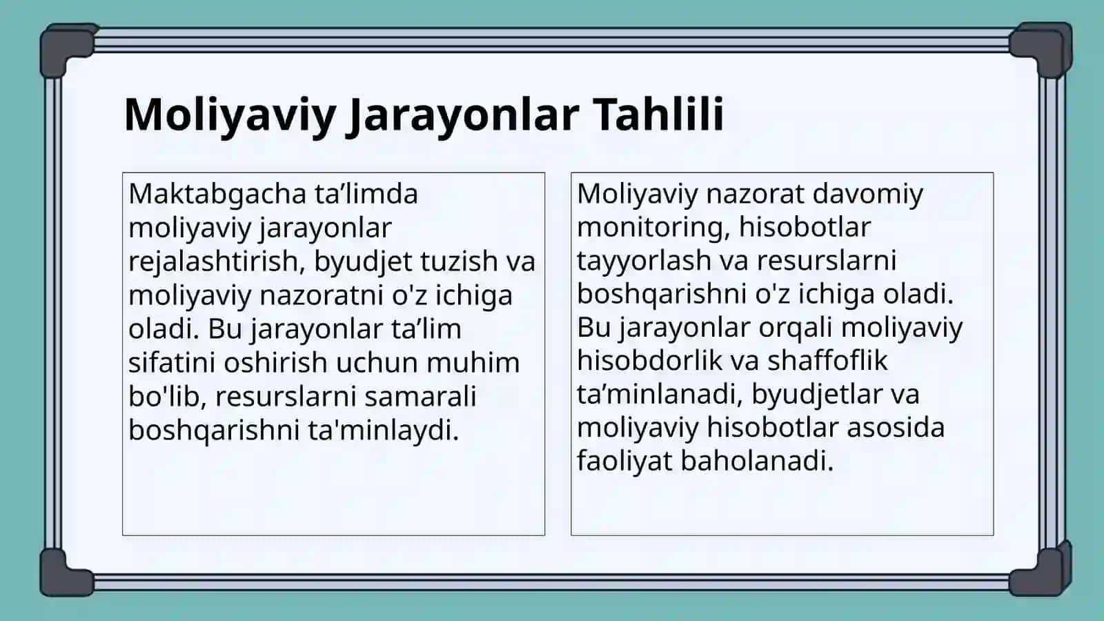 MAKTABGACHA TA’LIMNI MOLIYAVIY TA’MINLASHDA MUDIRANING ROLI 4