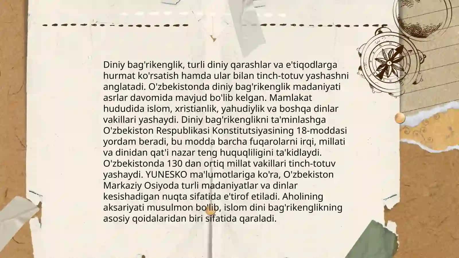 Milliy dinlar 4